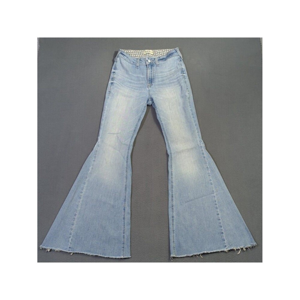Ariat Jeans Women's 28R Blue R.E.A.L. High Rise Alondra Flare Western Cowgirl